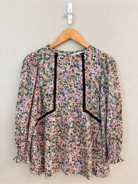 Seraphine Floral Maternity & Nursing Blouse